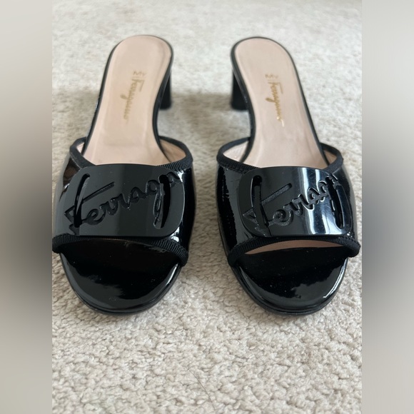 Salvatore Ferragamo Black Sandal - Picture 3 of 7